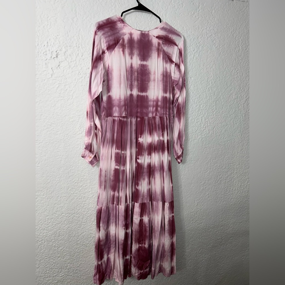 Tie dye maxi dress